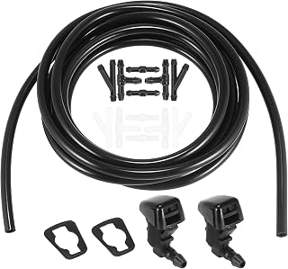 Windshield Washer Hose Kit for Ford Edge 2011-2014 &for Lincoln MKX 2011-2015 – Direct OE# BT4Z-17603-A Replacement – 3M Fluid Hose & 12 Connectors – 15-Pack, Black