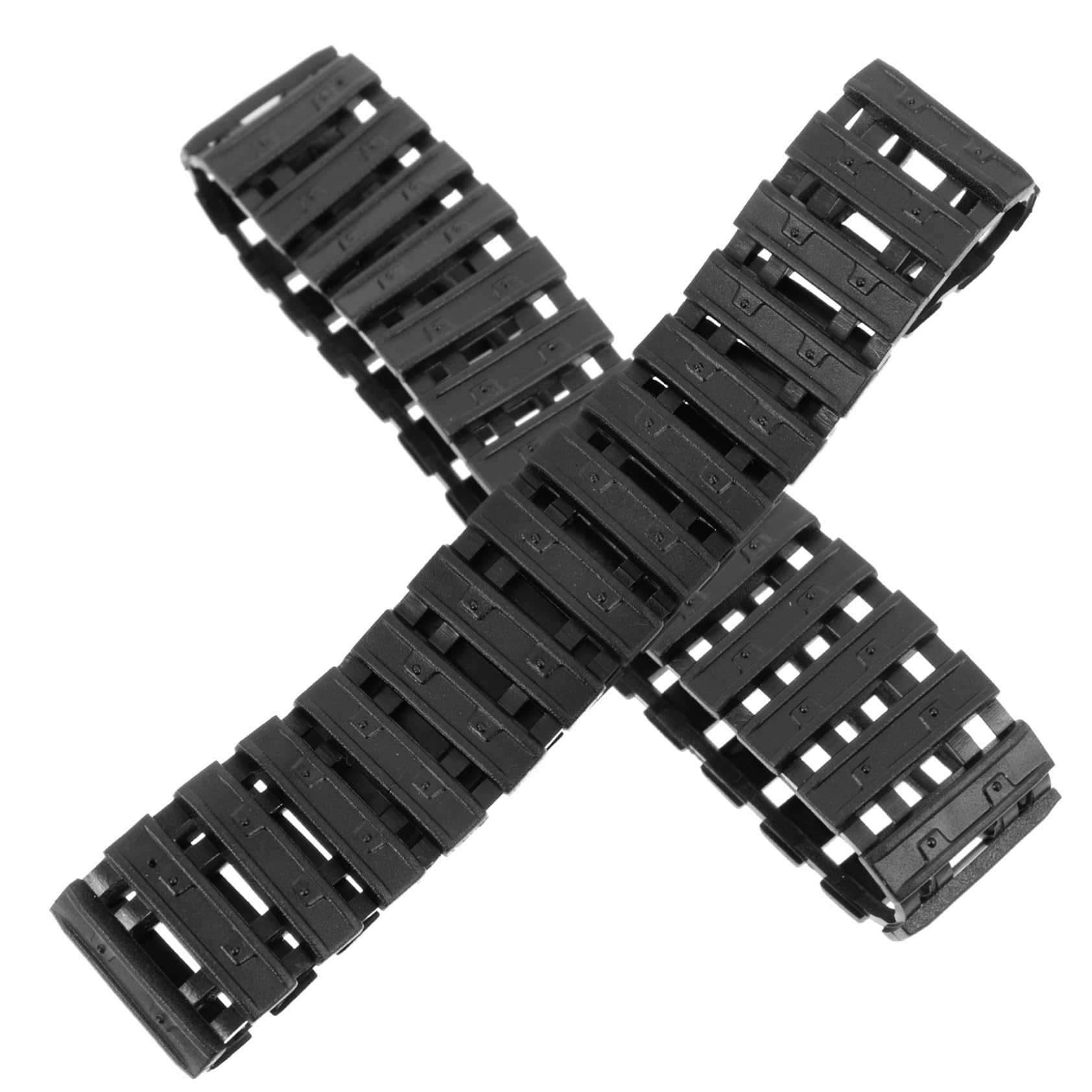 BRIGHTFUFU Wheels Replacement Parts 2pcs Plastic DIY Tank Tracks for Toy Car Tank Tracks