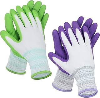 2 Pairs Gardening Gloves, Outdoor Work Garden Glov...