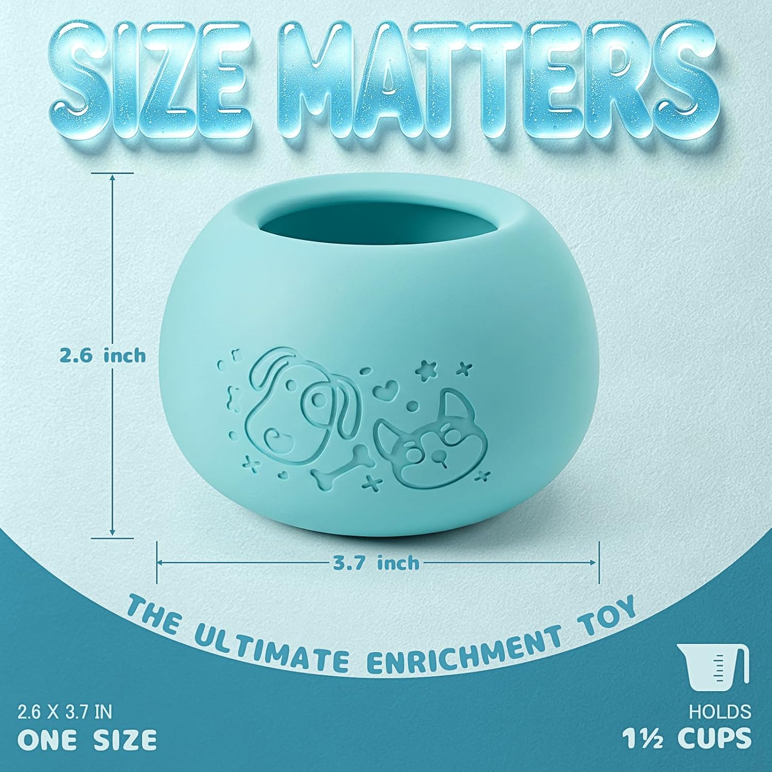 Slow Feeder Dog Lick Bowl, Freeze Dog Enrichment Toys, Lick Toy for Dogs image 4