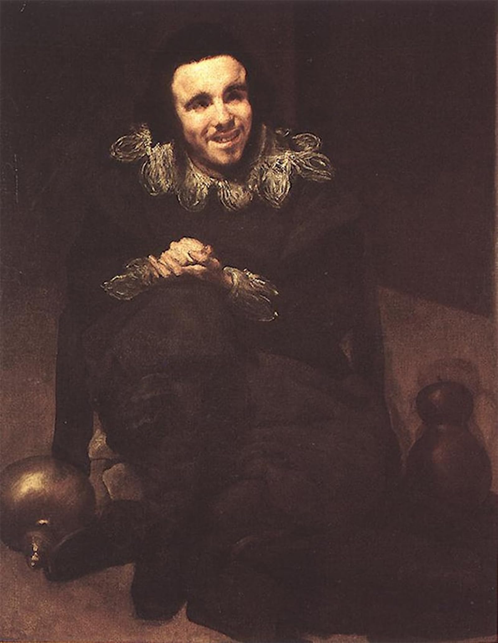 POSTERIIk Vintage Art Print Images Pictures Print the Dwarf Don Juan Calabazas Called Calabacillas by Diego Rodriguez De Velazquez Modern Colour Posters for Office Home Decor 60x90cm