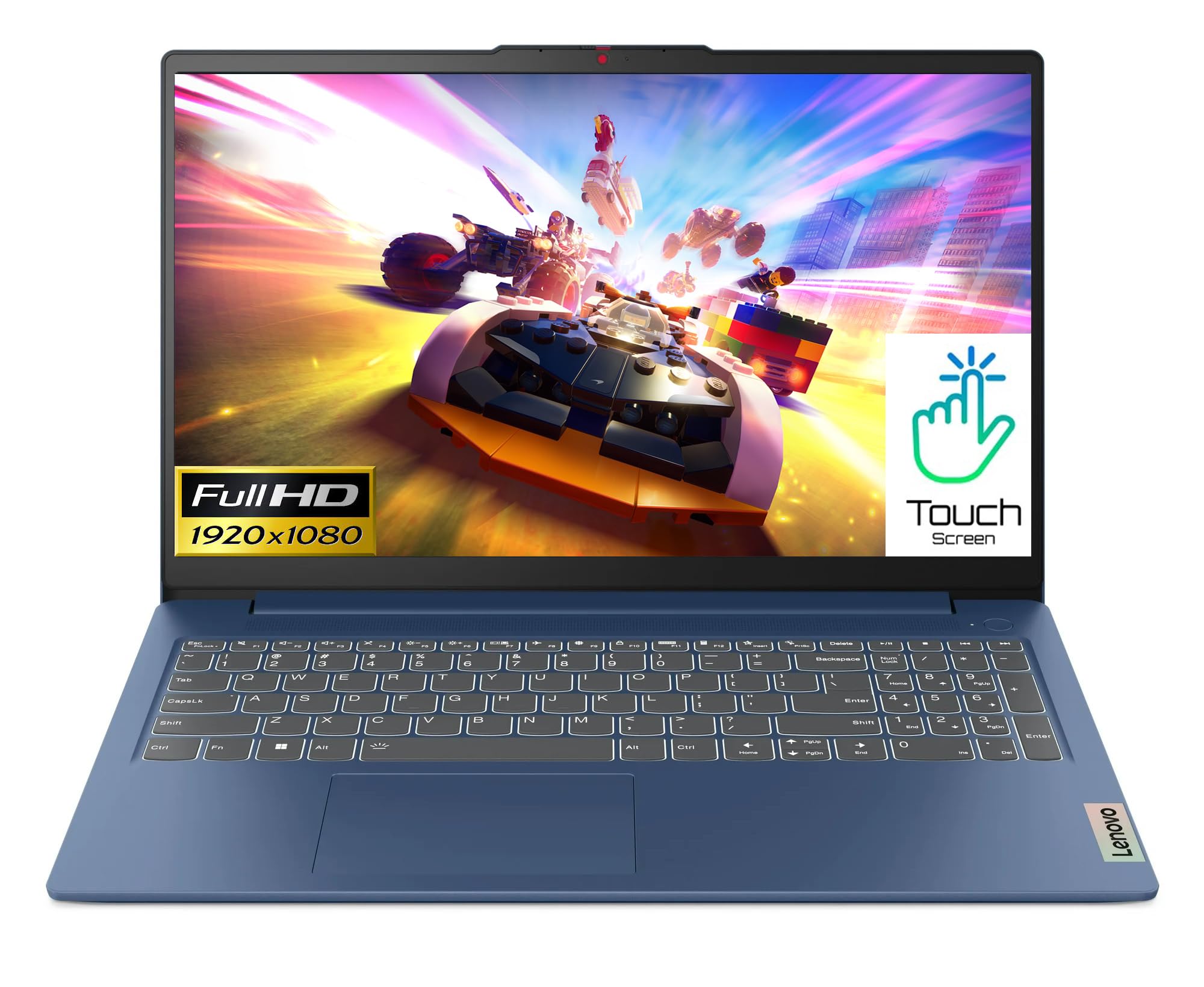 Idea Pad 3 Touch Laptop in Blue AMD Ryzen 7 8-core up to 4.6Ghz 15.6in FHD 16GB RAM 512GB SSD Win 11 (15A - Renewed)
