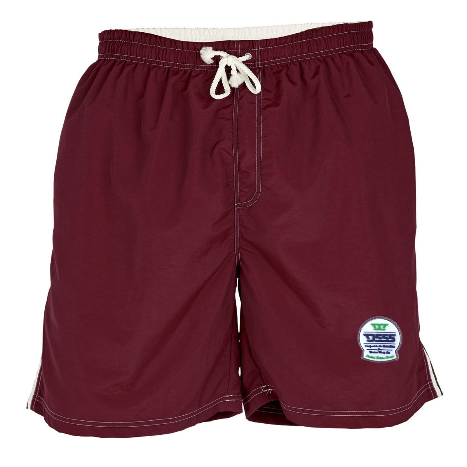 Burgundy - Medium Duke 555 Yarrow Mens Swim Shorts