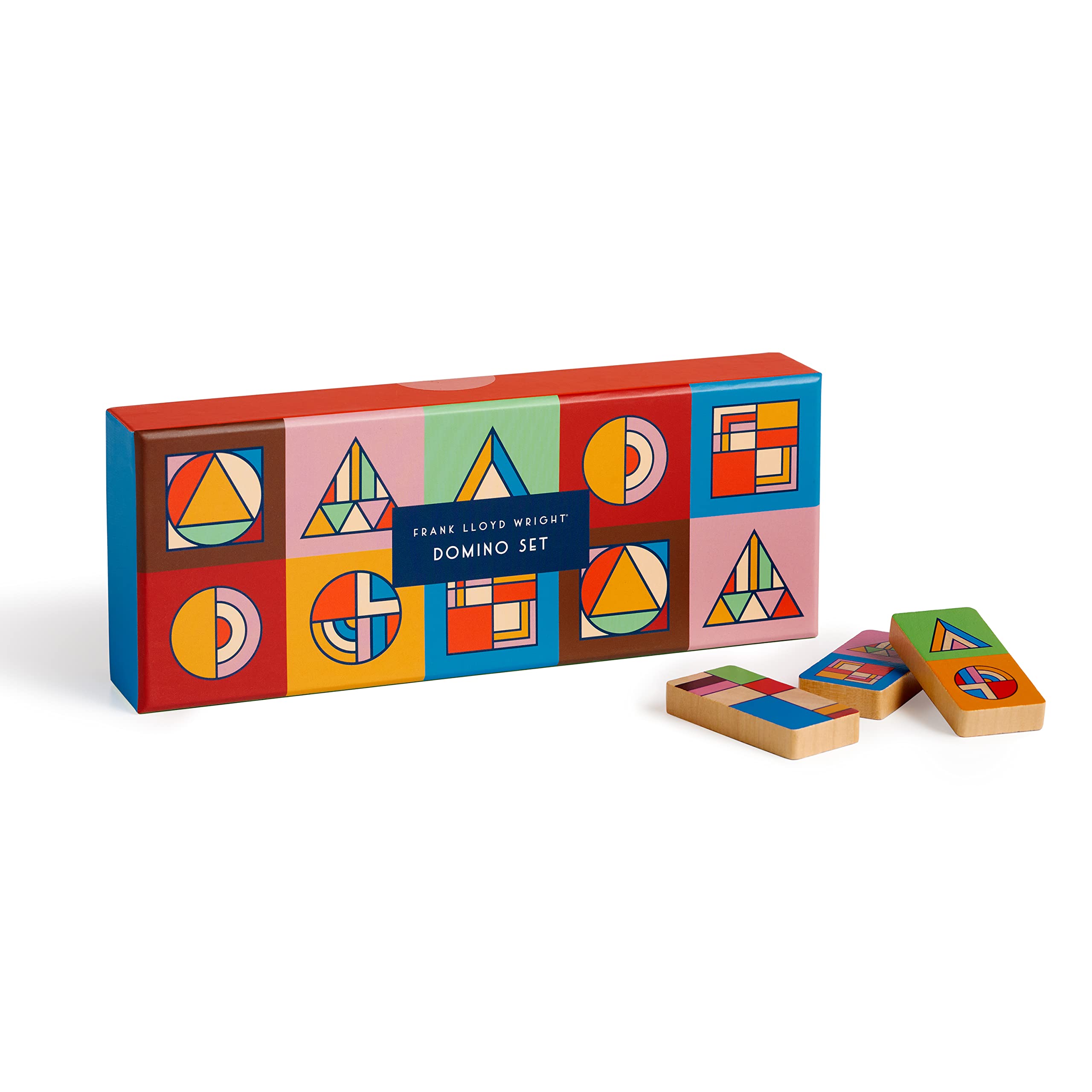 Amazon.com: Galison Frank Lloyd Wright Domino Set – 28