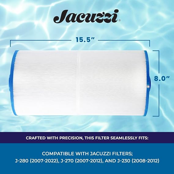 Jacuzzi 2540-381J ProClear 95 Sq Ft Rinseable Filter Cartridge J-200