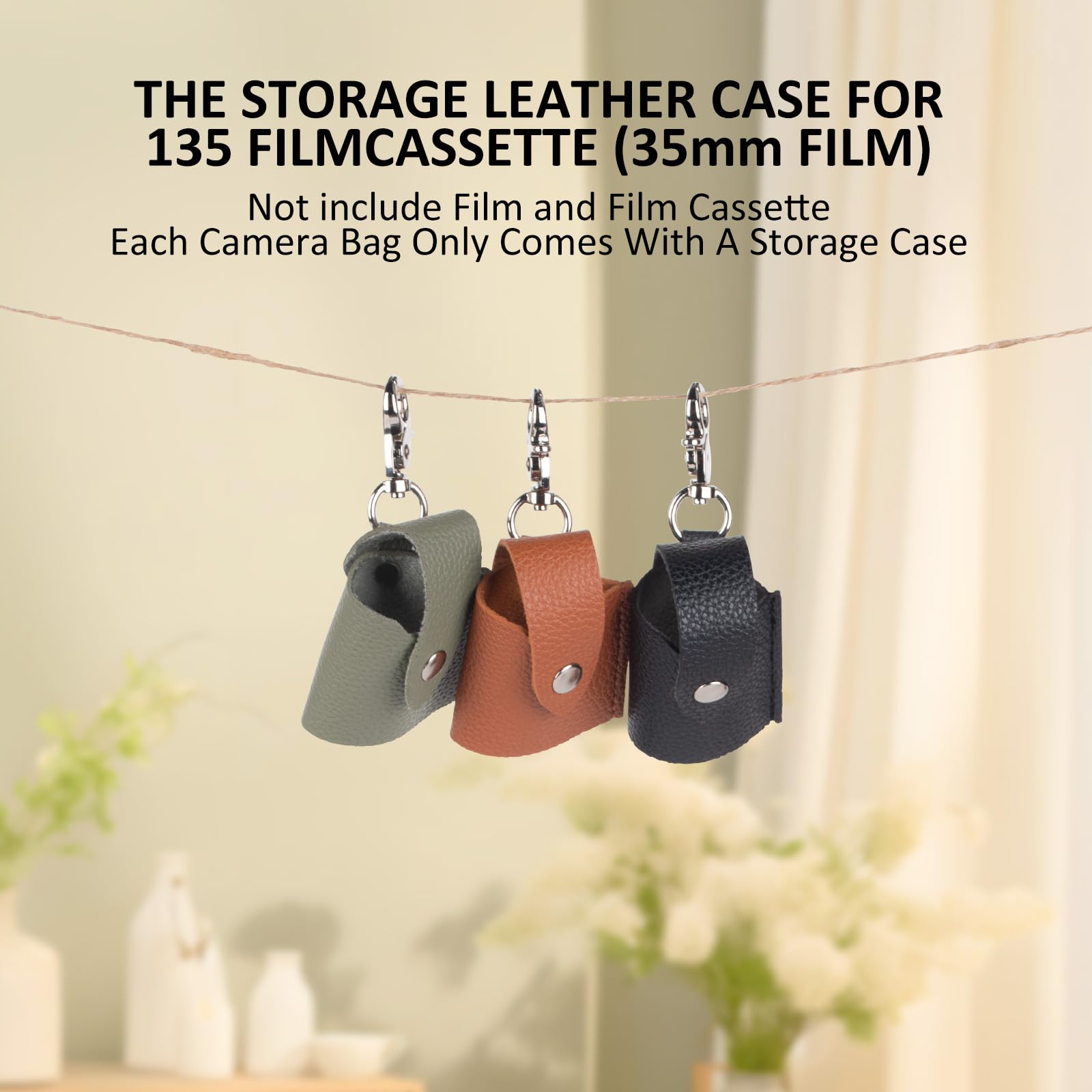 Étui de Protection Compatible avec Les appareils Photo argentiques Kodak EKTAR H35/H35N/Ultra F9/Vibe 501F, Sac de Transport en Cuir PU et étui de Rangement pour Films - Marron