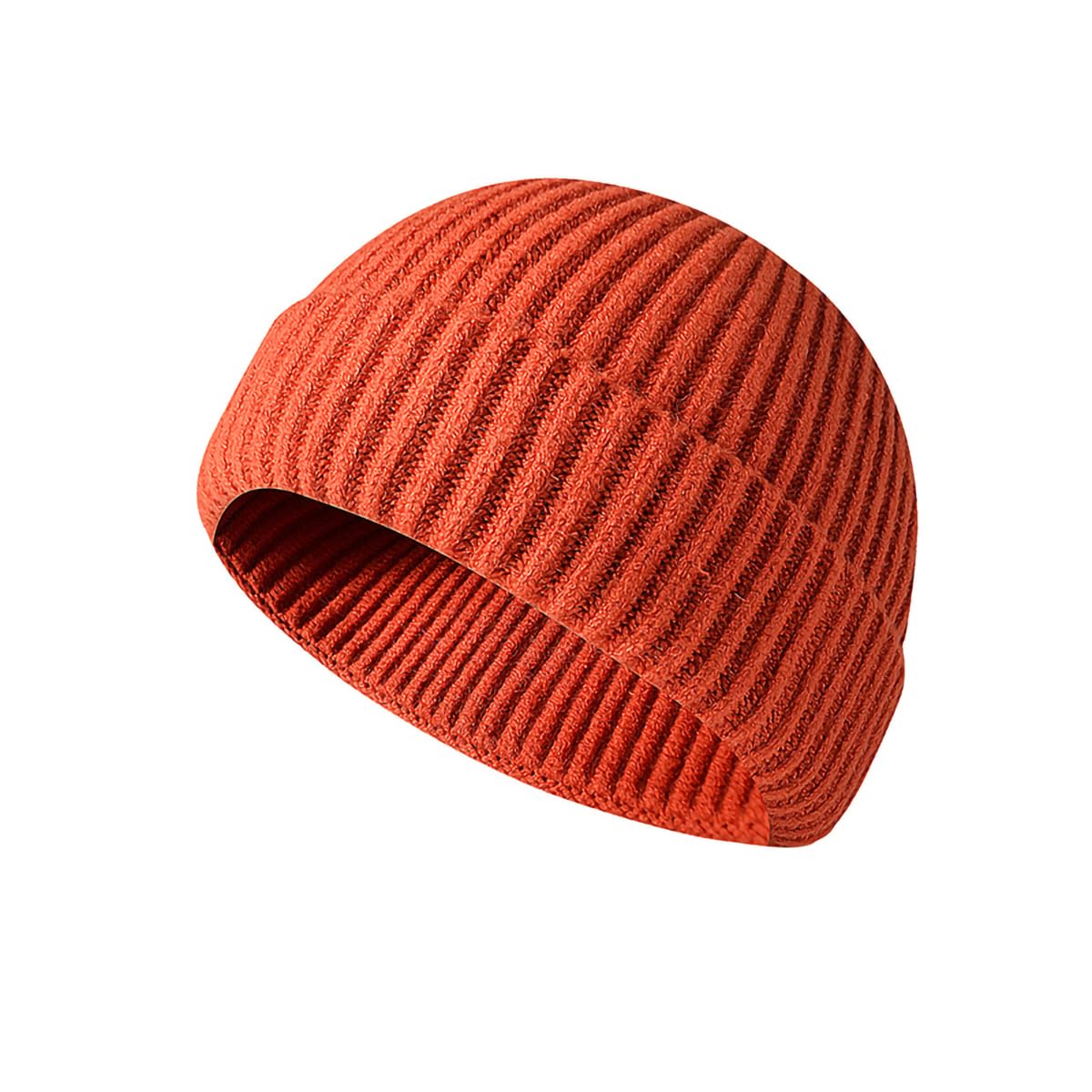 Irzaki Fisherman Beanie für Herren Strickmütze Trawler Beanie Kurze Manschette Uhrenkappe für Männer Frauen