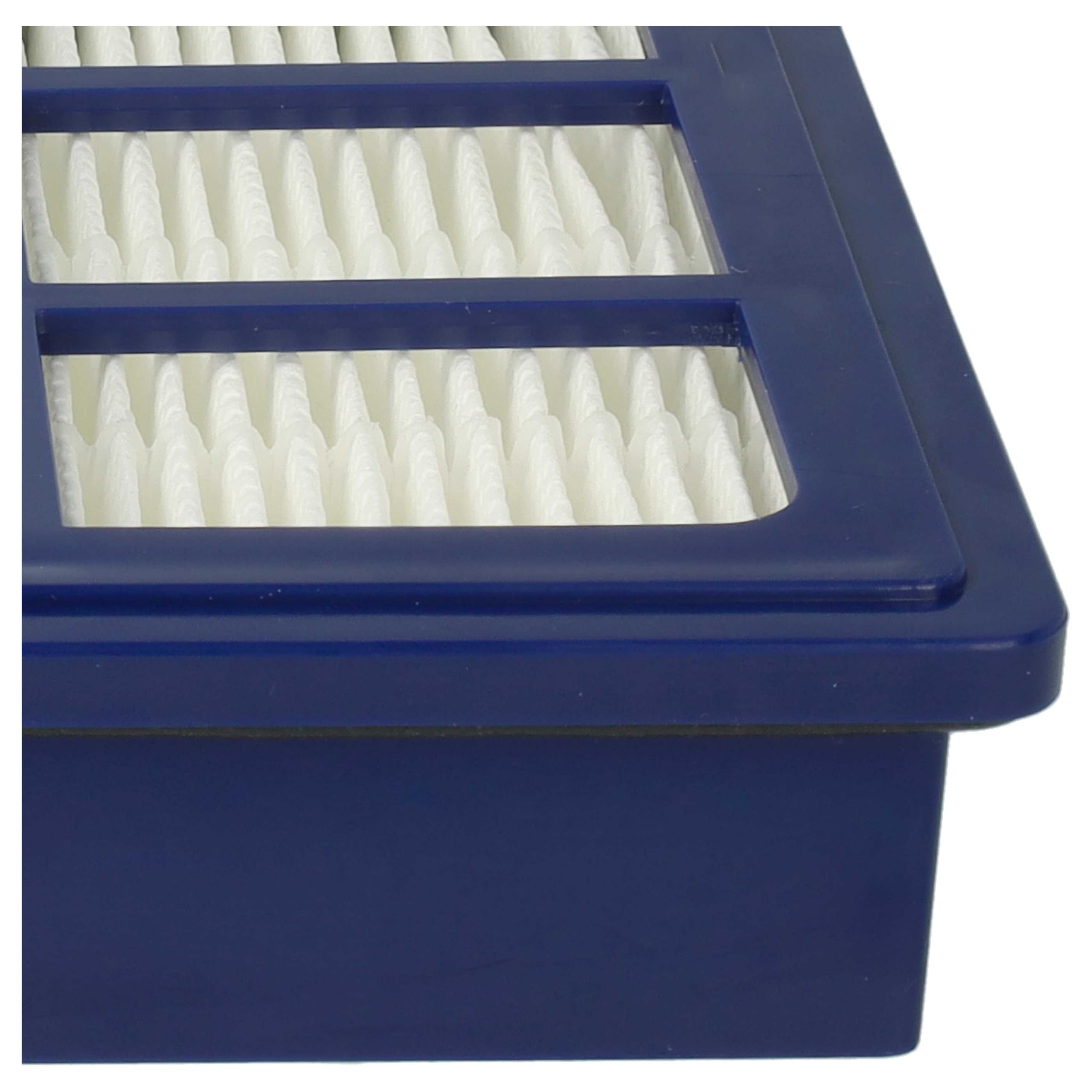 vhbw 10x Filtro compatible con Grundig VCC 9450 A Bodyguard aspiradora - filtro Hepa azul blanco