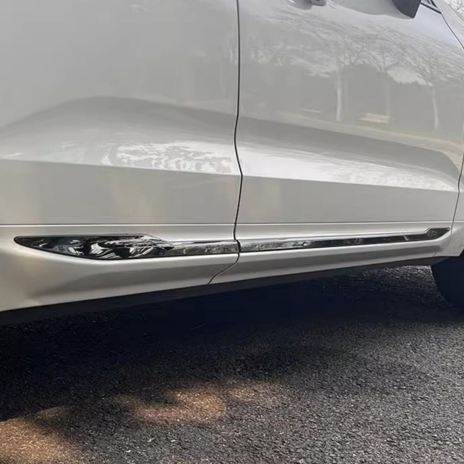 para Volvo XC60 2018-2025 Tira Protectora de Acero Inoxidable para Puertas, Molduras de Protección contra Rozaduras para Carrocería, Cubierta Decorativa para Bordes de Puerta 4 Piezas