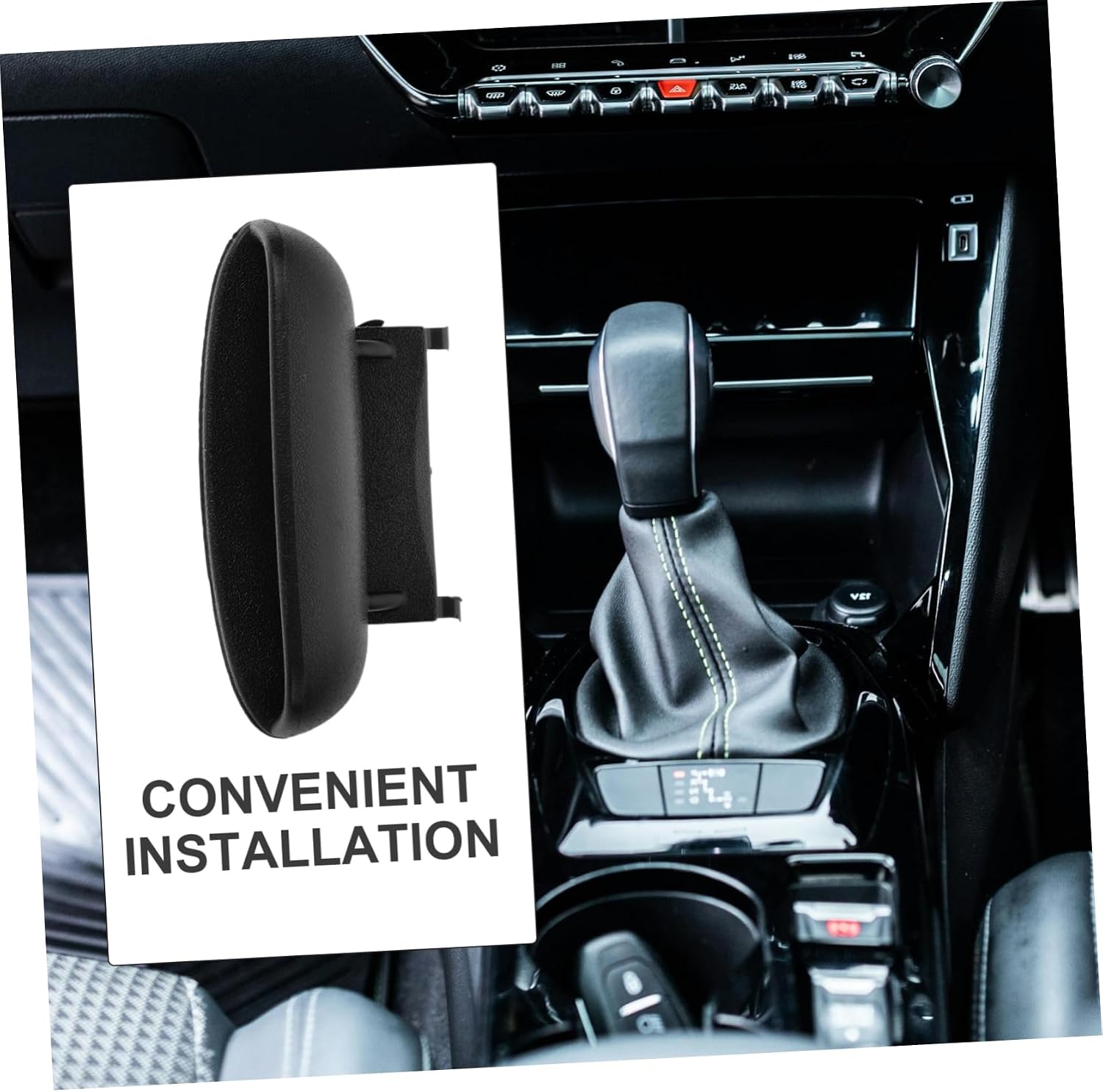 2pcs Center Console Lock Latch Replacement for Armrest Box Buckle Easy Install Eliminates Noise Compatible Various Vehicles