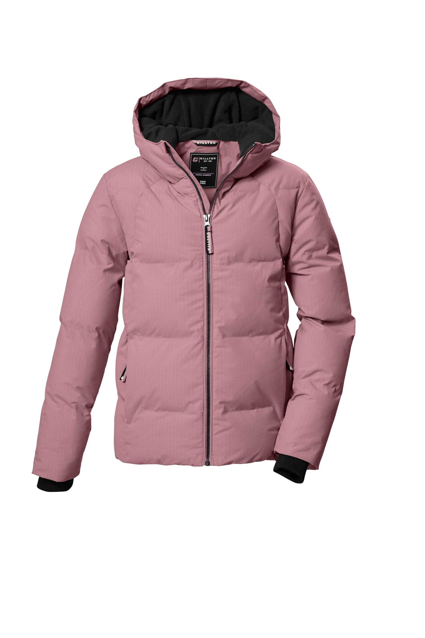 Killtec Mädchen Kow 357 Grls Qltd Jckt Steppjacke/Winterjacke mit Kapuze