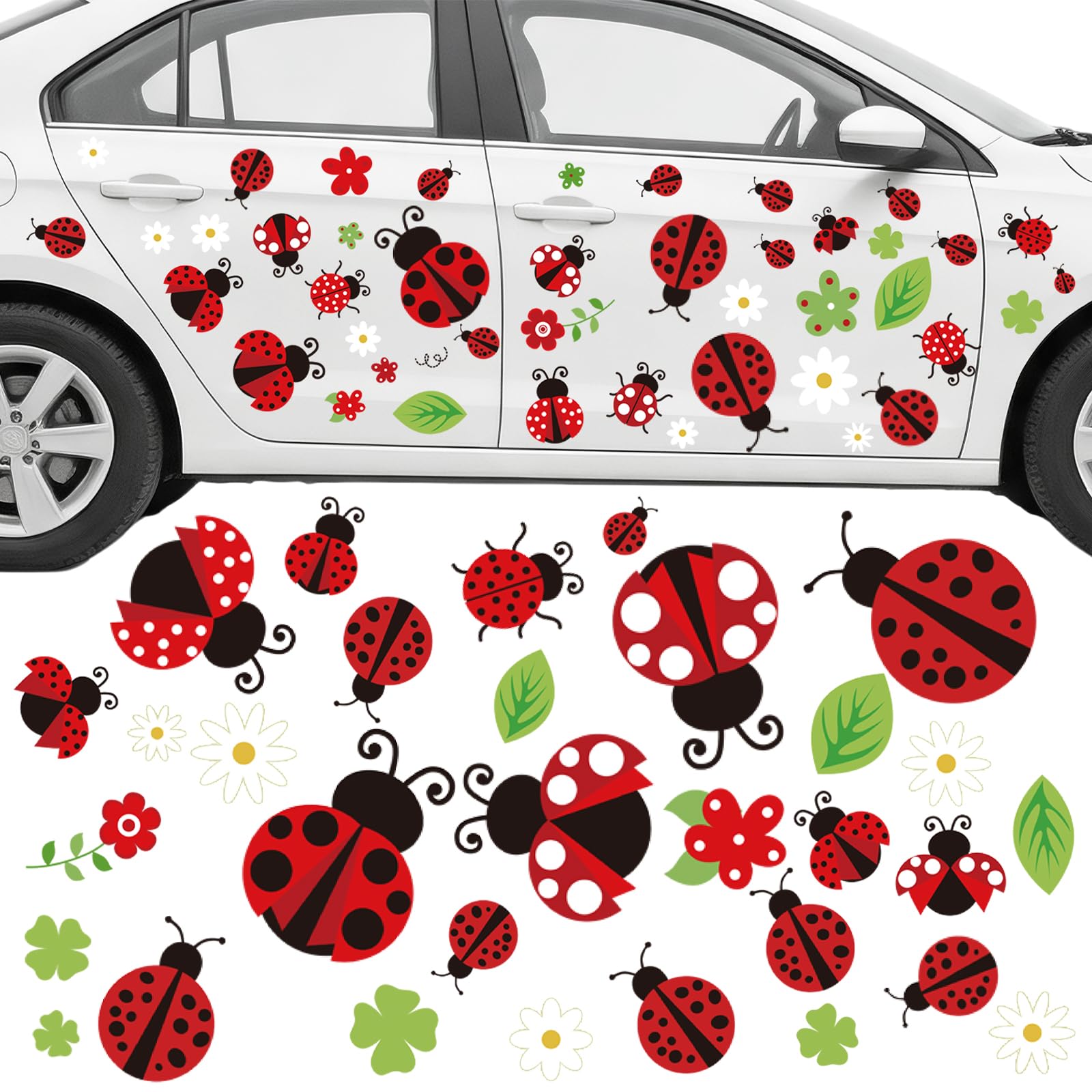 Pwsap Autoaufkleber, Auto Aufkleber Dekorationen Zubehör Car Sticker Deko Vinyl Wandaufkleber Fenster Aufkleber für Geländewagen Wohnmobil Karosserie Seitentür Kofferraum | Autoaufkleber