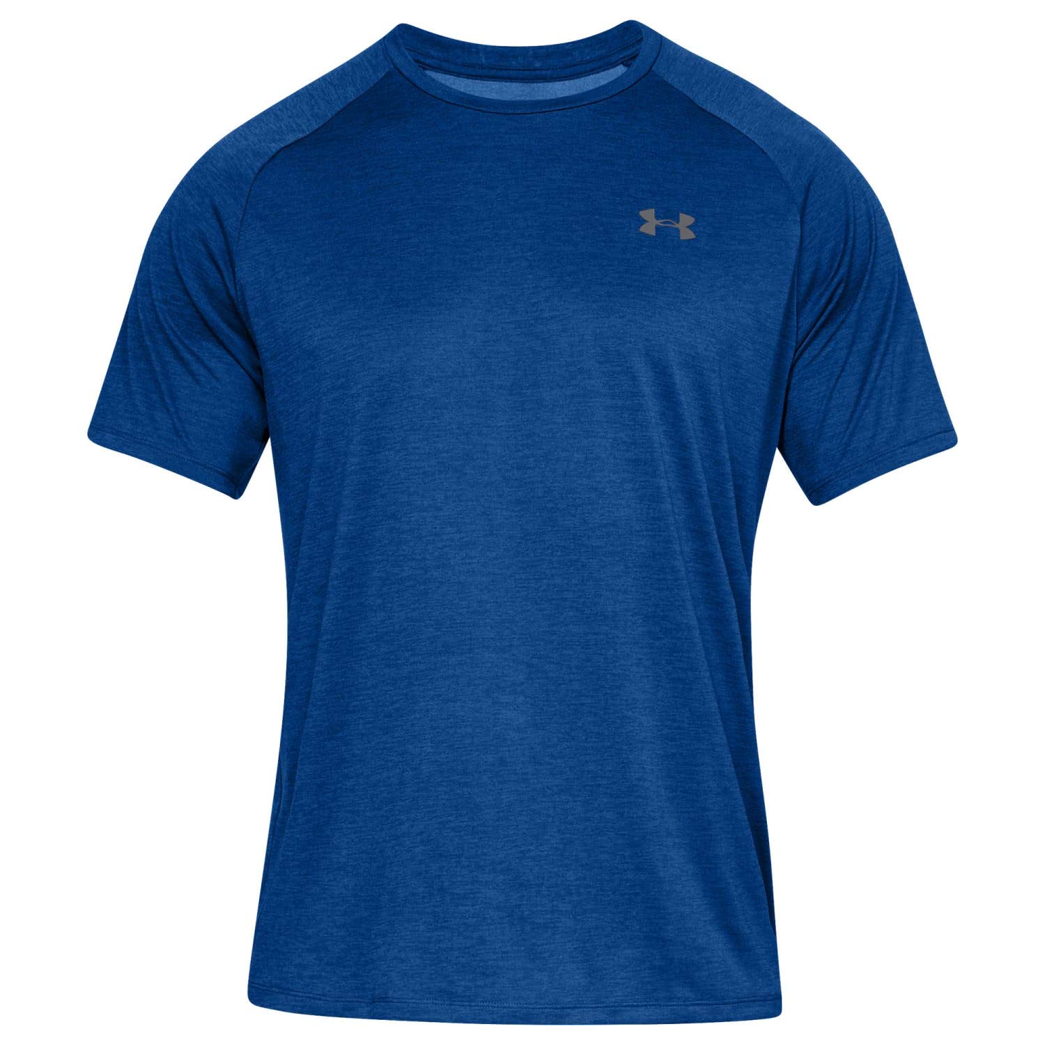 Under Armour Herren UA Tech 2.0 SS Tee atmungsaktives Sportshirt, kurzärmliges und schnelltrocknendes Trainingsshirt mit loser Passform , Blau (Royal/Graphite 400), X-Small