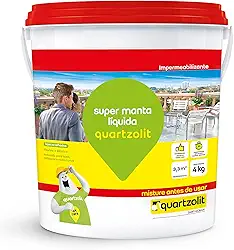SUPER MANTA LIQUIDA CINZA CONCRETO QUARTZOLIT 4KG