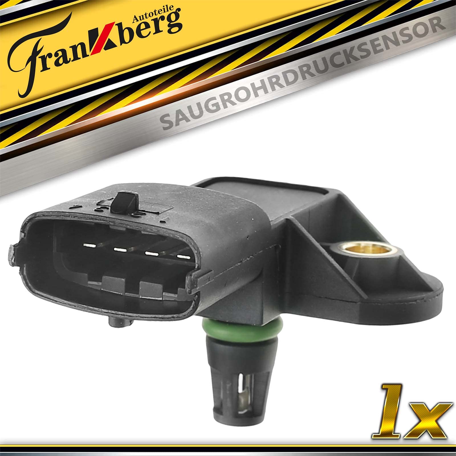 Frankberg Sensore pressione differenziale 4-Poli Compatibile con Ducato Bus 244 Daily III Pianale/Telaio Daily III Furgone Daily III Bus Ducato Pianale/Telaio 244 6013001034005