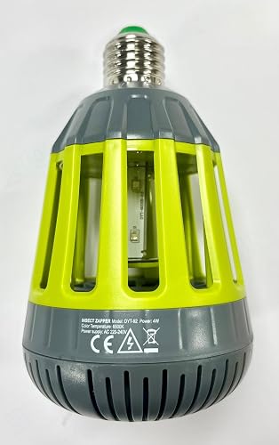 Power Up 4W LED Globe and Suction Insect Zapper