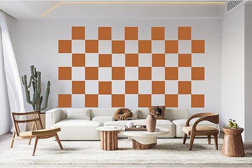 MINICK Calcomanías para despegar y pegar, calcomanías de pared ultra grandes de 8 x 8 pulgadas, paneles de pared de vinilo duraderos, calcomanías de
