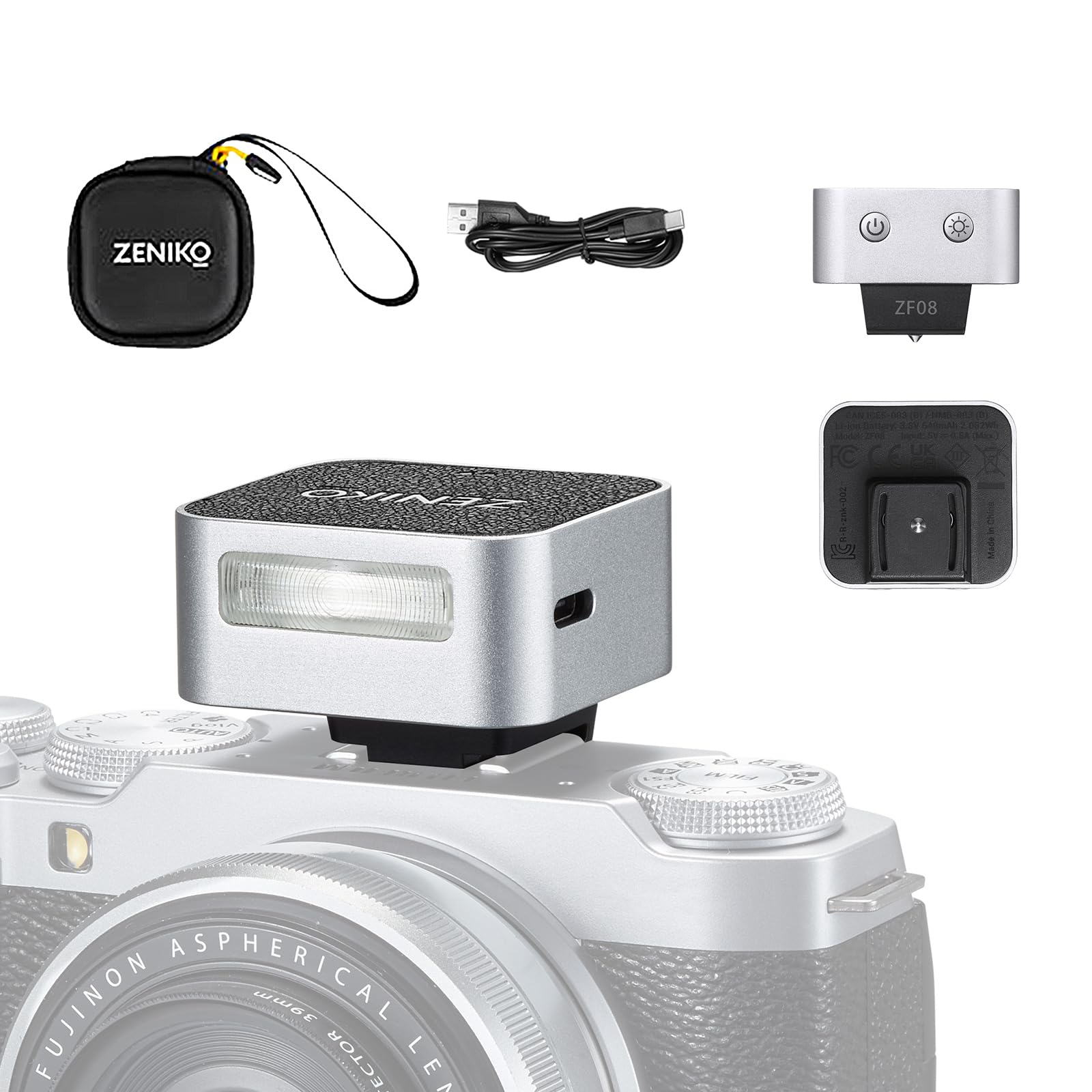 Amazon.com : ZENIKO ZF08 Camera Flash - 440 Full Power Flashes