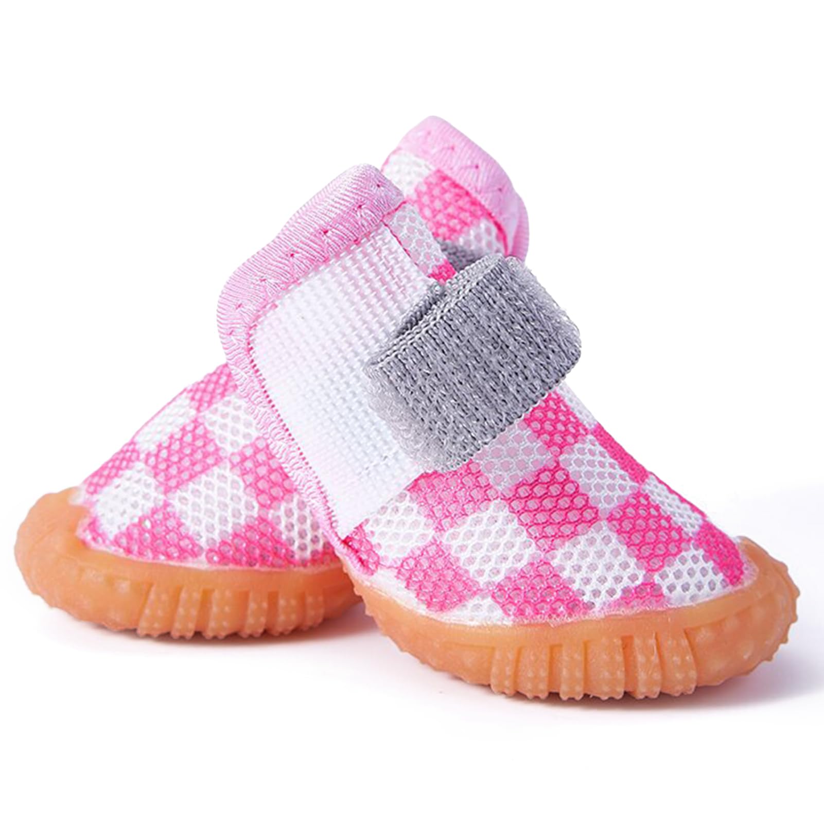 Paipeper Dog Shoes for Small Dogs,Breathable Dog Boots,Pet Paw Protector for Hot Pavement and Winter Snow,Outdoor Walking and Indoor Hardfloors(