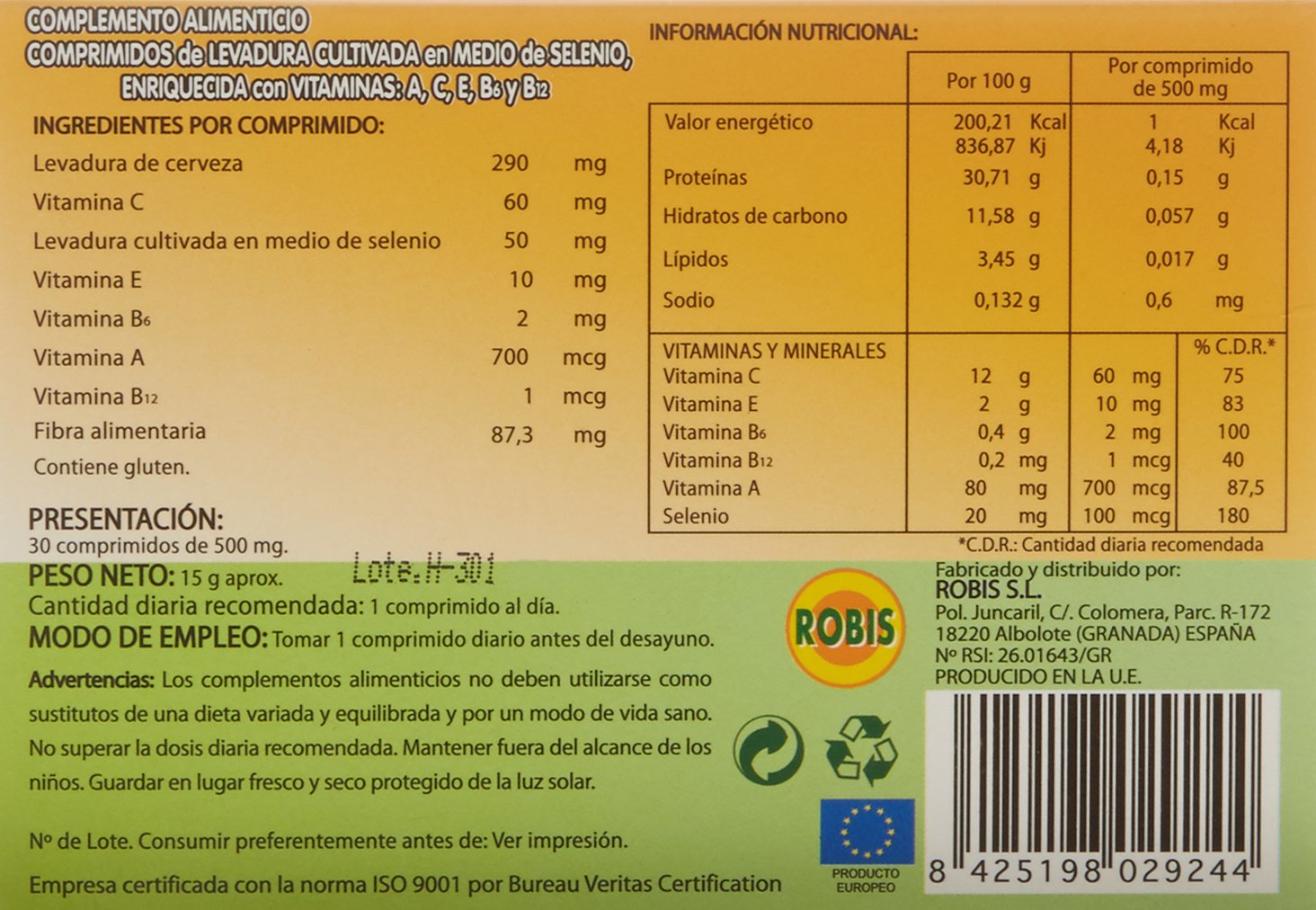 Robis Seleva 200 g 5V 30 szt.