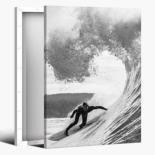 Miniatura 12 de Póster retro de Hawaii Surfing Fun para verano, playa tropical, arte de pared, olas del océano azul, surfista, tabla de surf, tabla de surf, Arte de