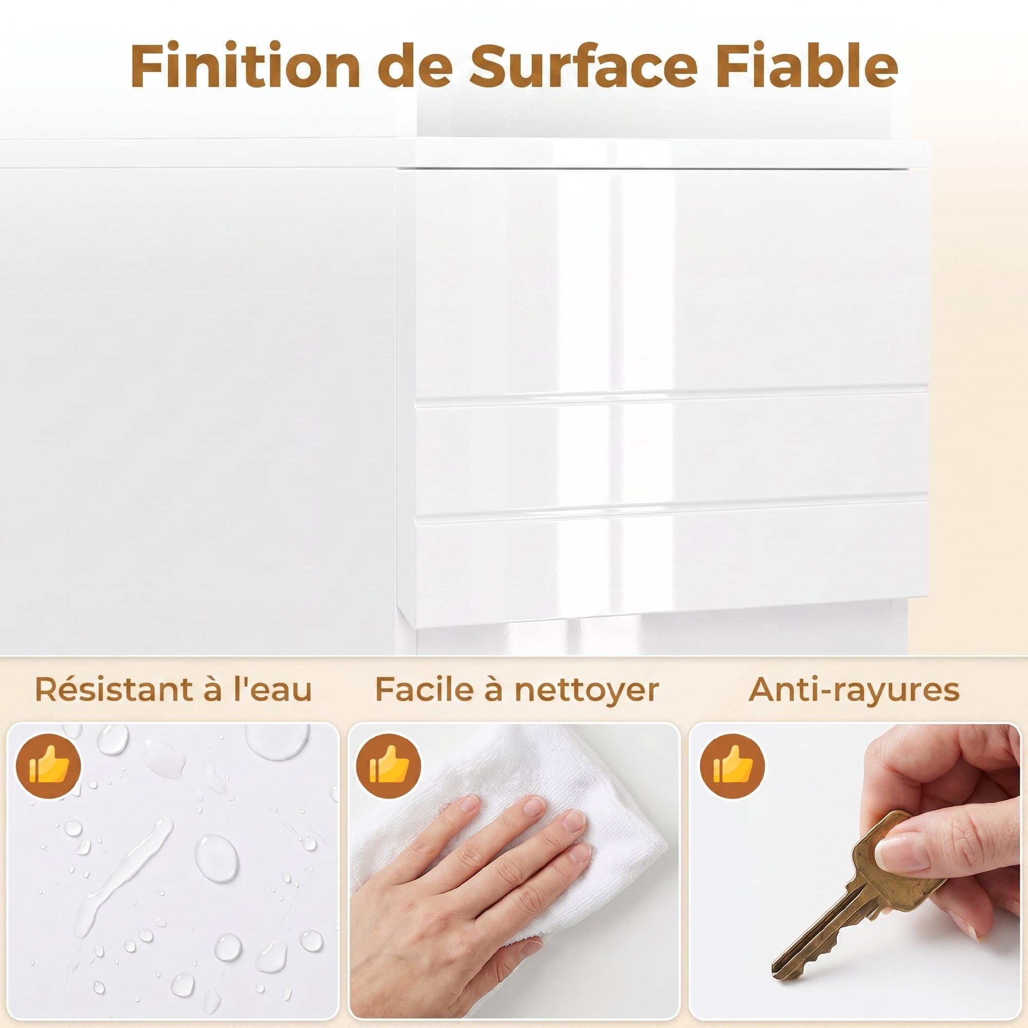 HOMCOM Meuble de Salle de Bain avec 2 Portes, Tiroir, 30x30x170cm, Blanc