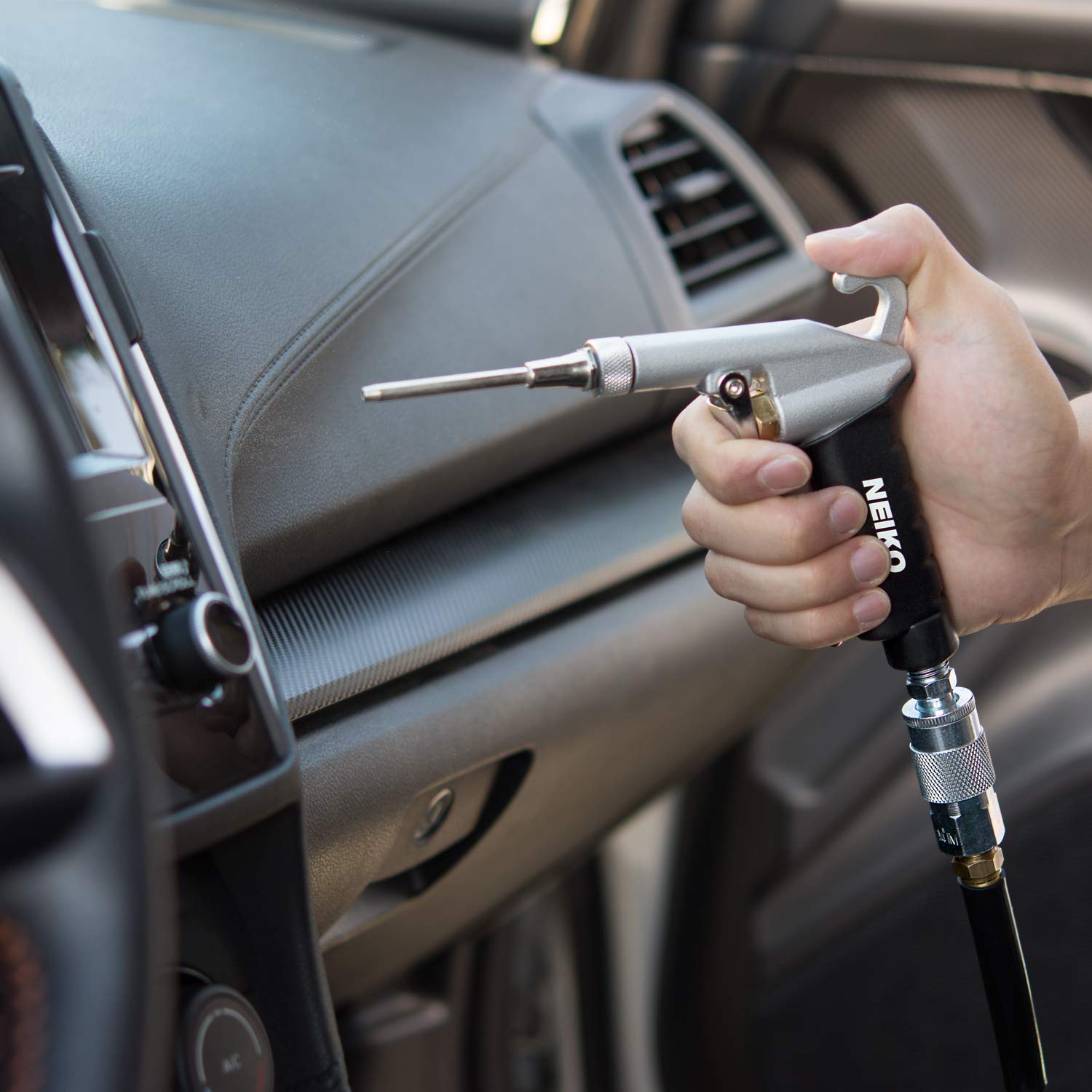 NEIKO 31121A High Flow Air Blow Gun | 3 Pc Pneumatic Air Nozzle | Dust Gun | Air Gun Compressor Accessories | ¼” : Industrial & Scientific