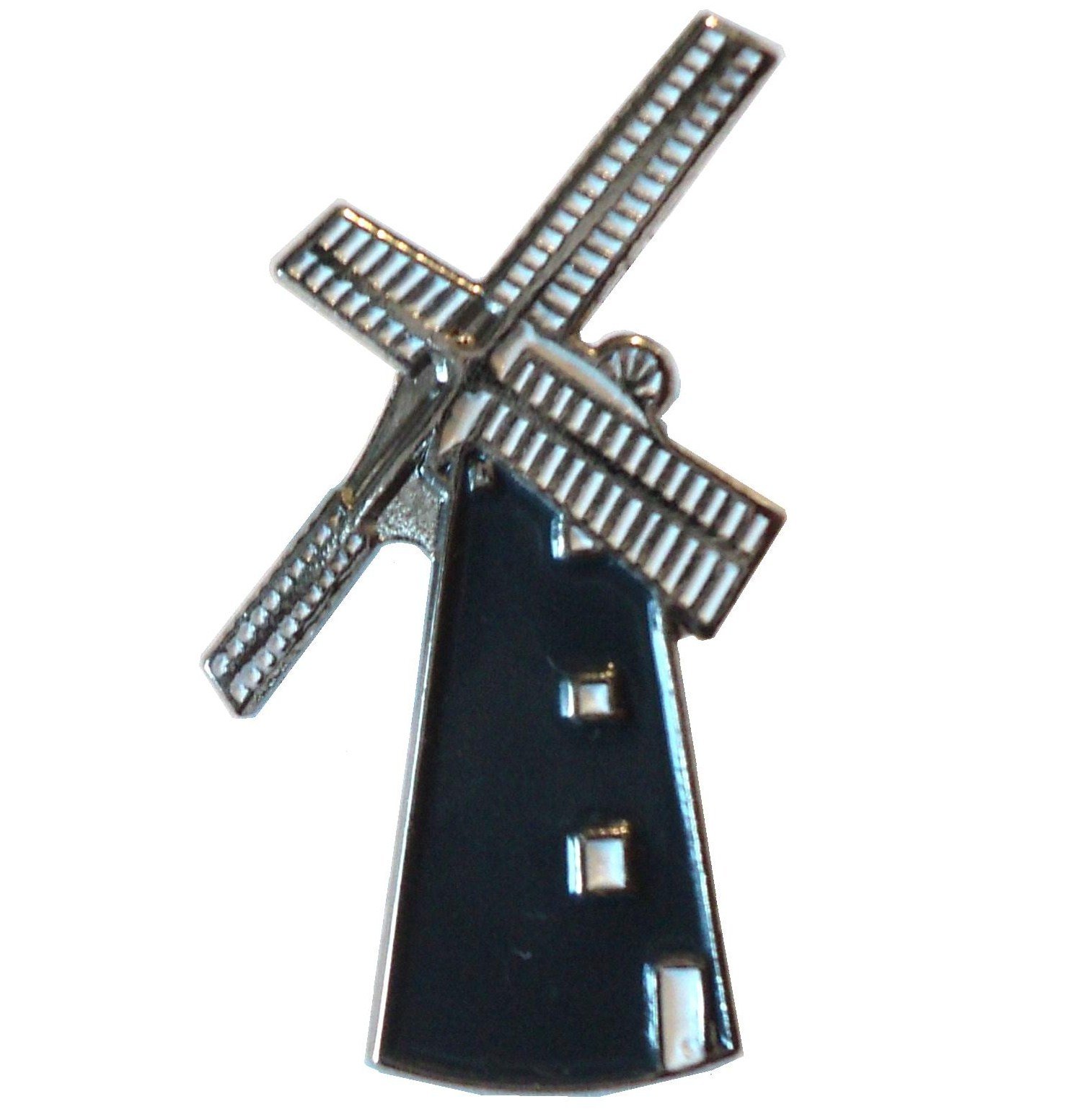 Windmill Metal Enamel Pin Badge or Brooch Holland Dutch Netherlands