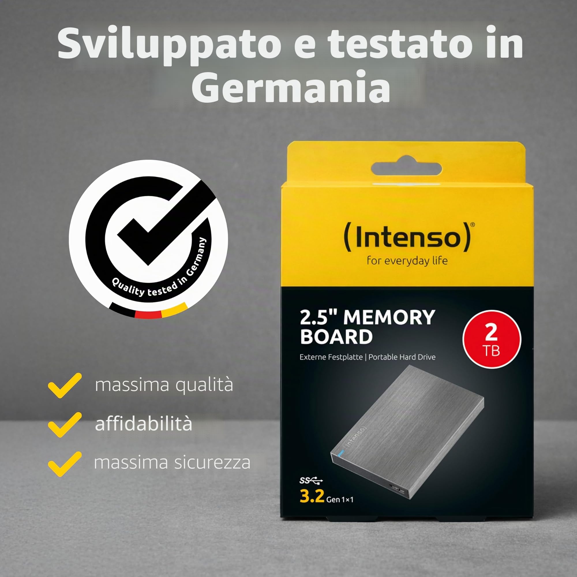 HDD Intenso compatible 2,5 2TB Black ext