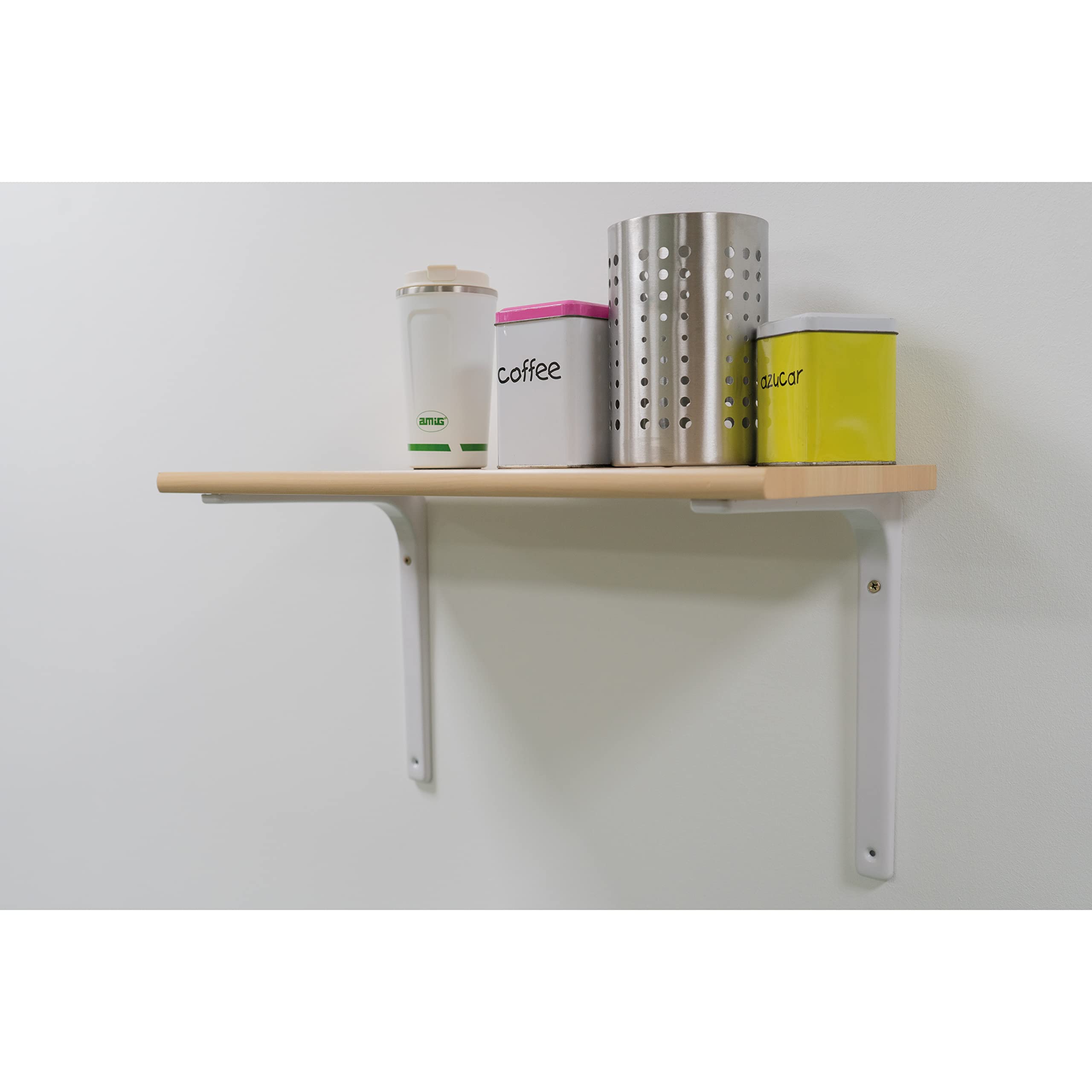 10"X12" Steel Shelf Bracket Wall Mount Shelf Support - Steel Bracket And Shelf Support