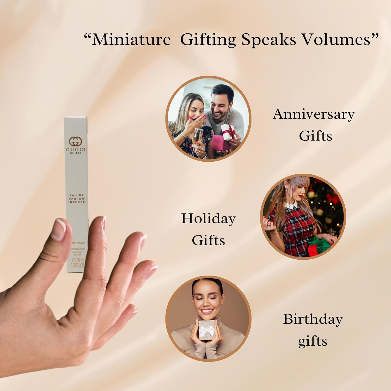 Gucci Guilty Pour Femme Intense Perfume for Women Mini EDP Travel Spray 0.33 Ounce 0.33 Fl Oz (Pack of 1) image 6 of 6 B0CC9CTPHT