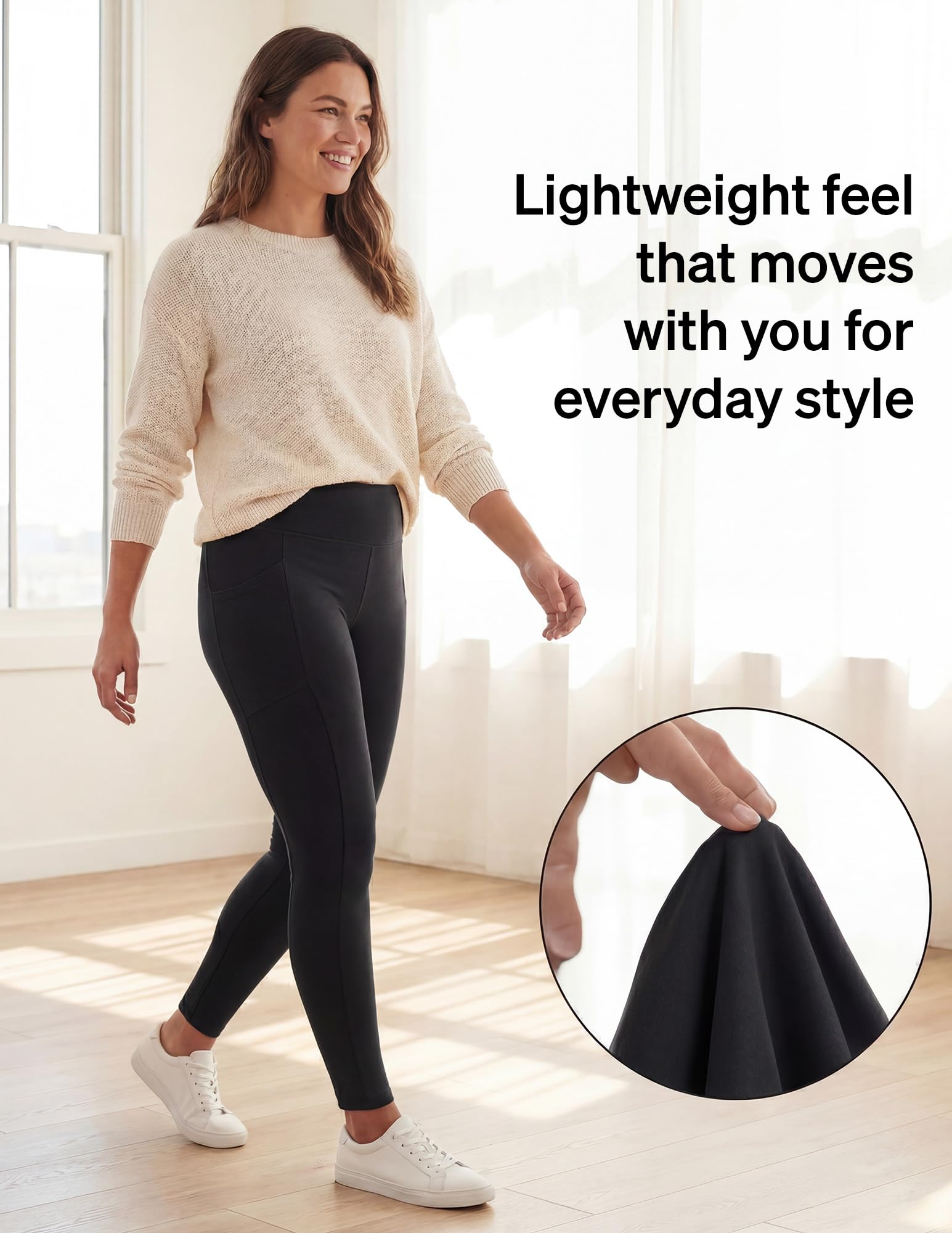 no nonsense Cotton Lounge Legging With Pocket - Spodnie legginsy Kobiety