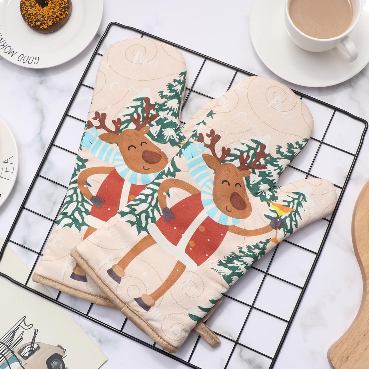 BESTonZON Maniques De Four 1 Jeu De Cuisine Accessoires De Cuisine Anti-brûlure Four Isolants