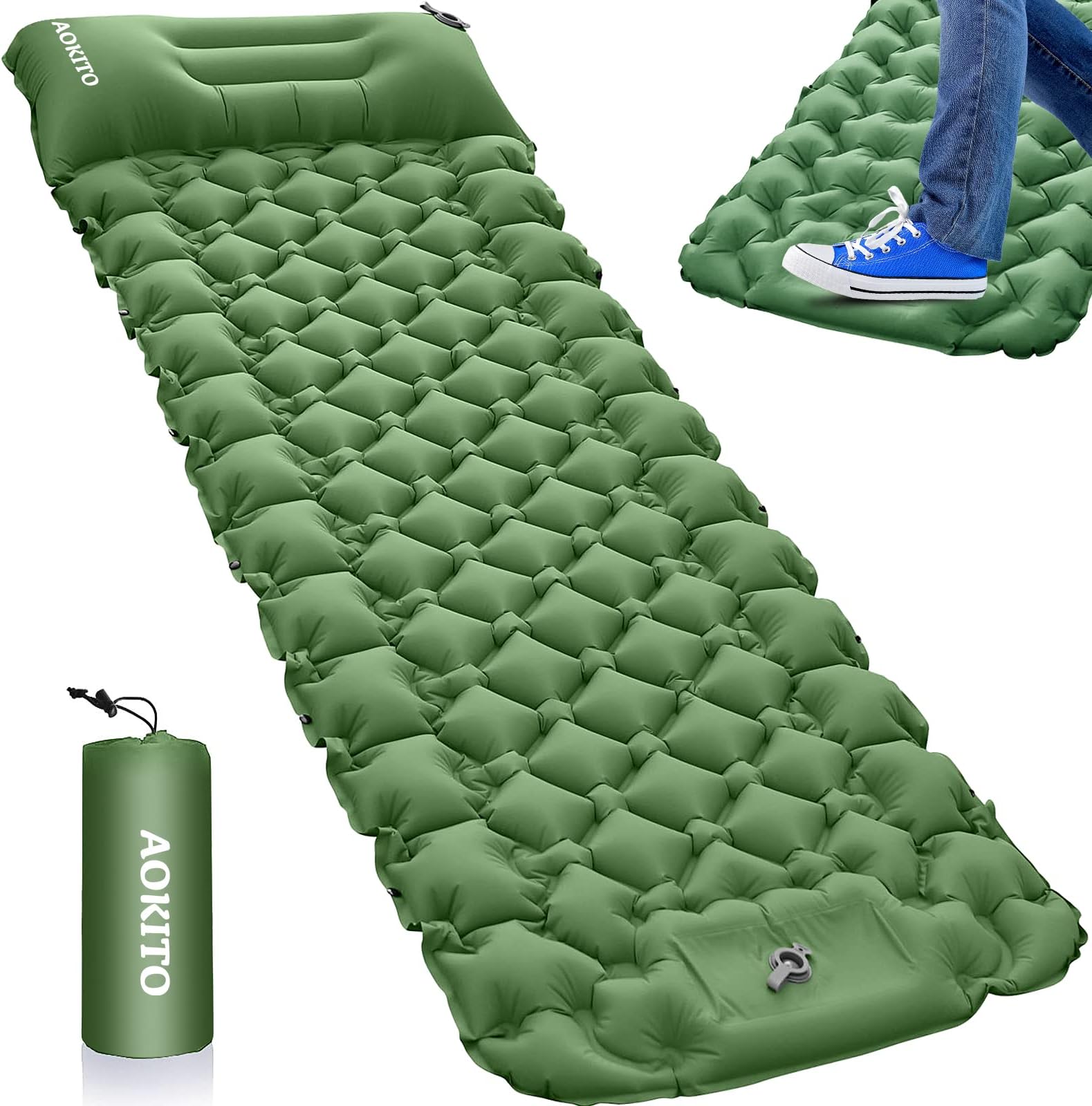 Matelas de camping Facila Comfort AX Mousse thermique pliable 560g