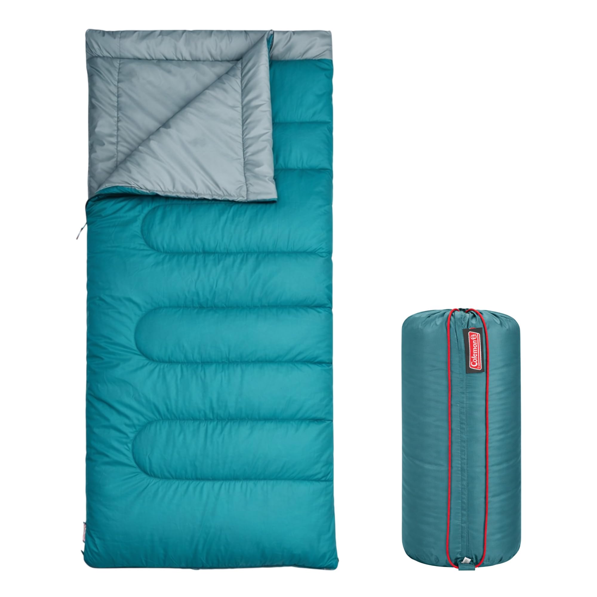Polyester Atlantic Sleeping Bag For Adults | -10° C To 8 ° C | Lightweight rectangular sleep bag For Traveling and Outdoors