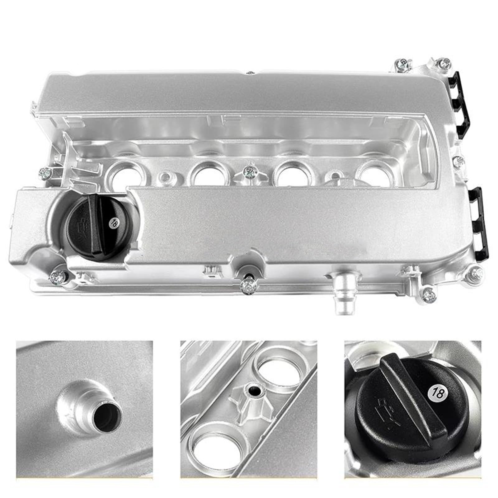 Coperchio Valvola Motore auto OEM 55564395 55558673 50002115 Coperchio Valvola In Alluminio Per Vauxhall Per Astra H/J