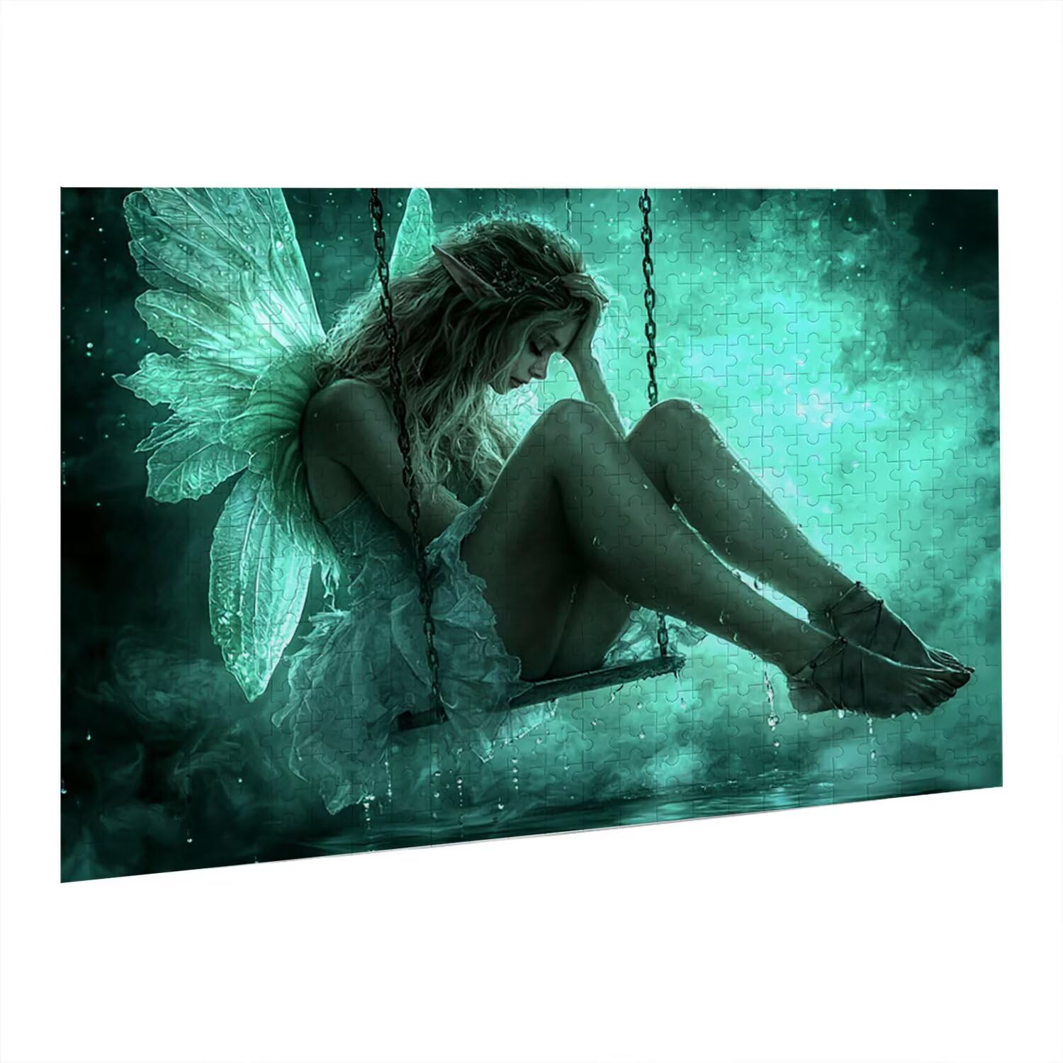 Układanka Jigsaw, 2000 sztuk klasycznych puzzli, nocne elfy puzzle relaks inteligencja, trudne trudne puzzle dla dorosłych wymagające puzzle gra rodzinna, prezent dla miłości fr0-838