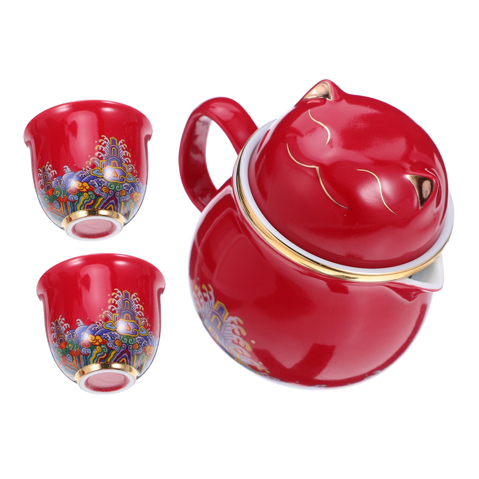 Théière portable en céramique pour savourer un thé Gongfu au bureau ou en plein air