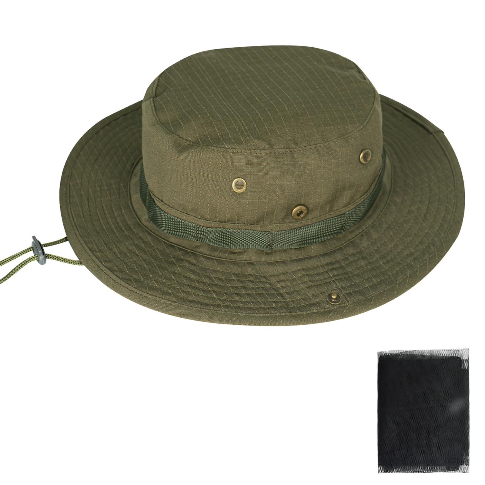 Rosoz Sun Hats for Men Women Bucket Hat UPF Protection Wide Brim Boonie Hat