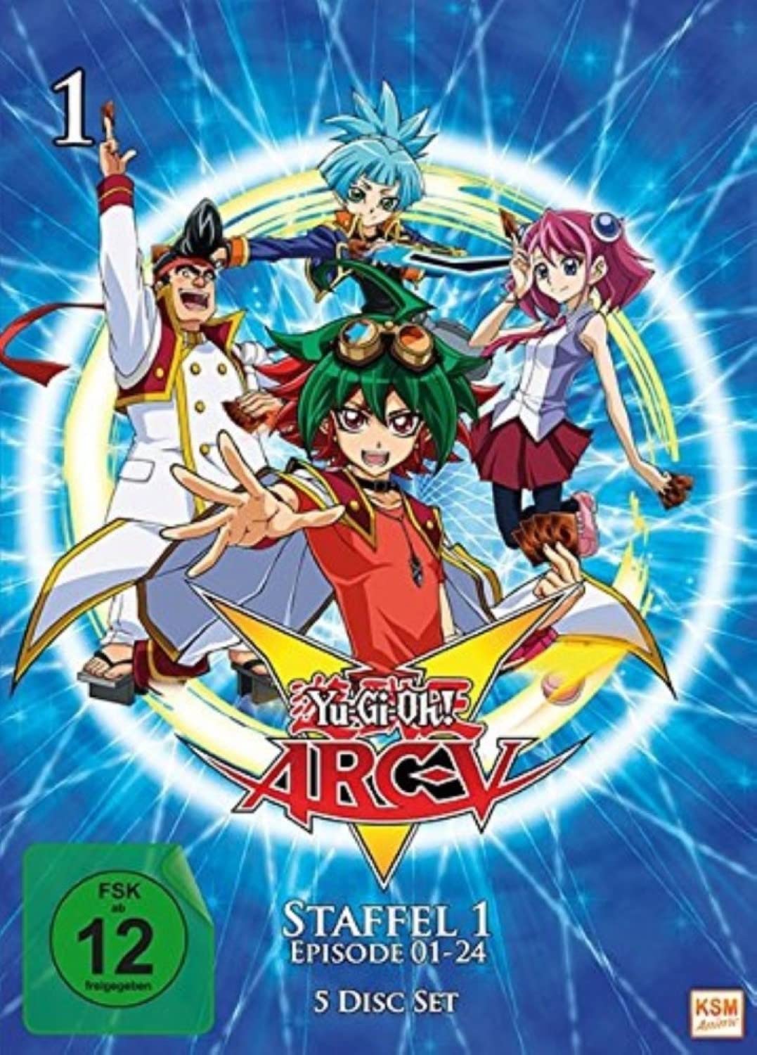 Yu-Gi-Oh! Arc-V serie completa Staffel 1.1 episodios 01-24 en formato DVD importado