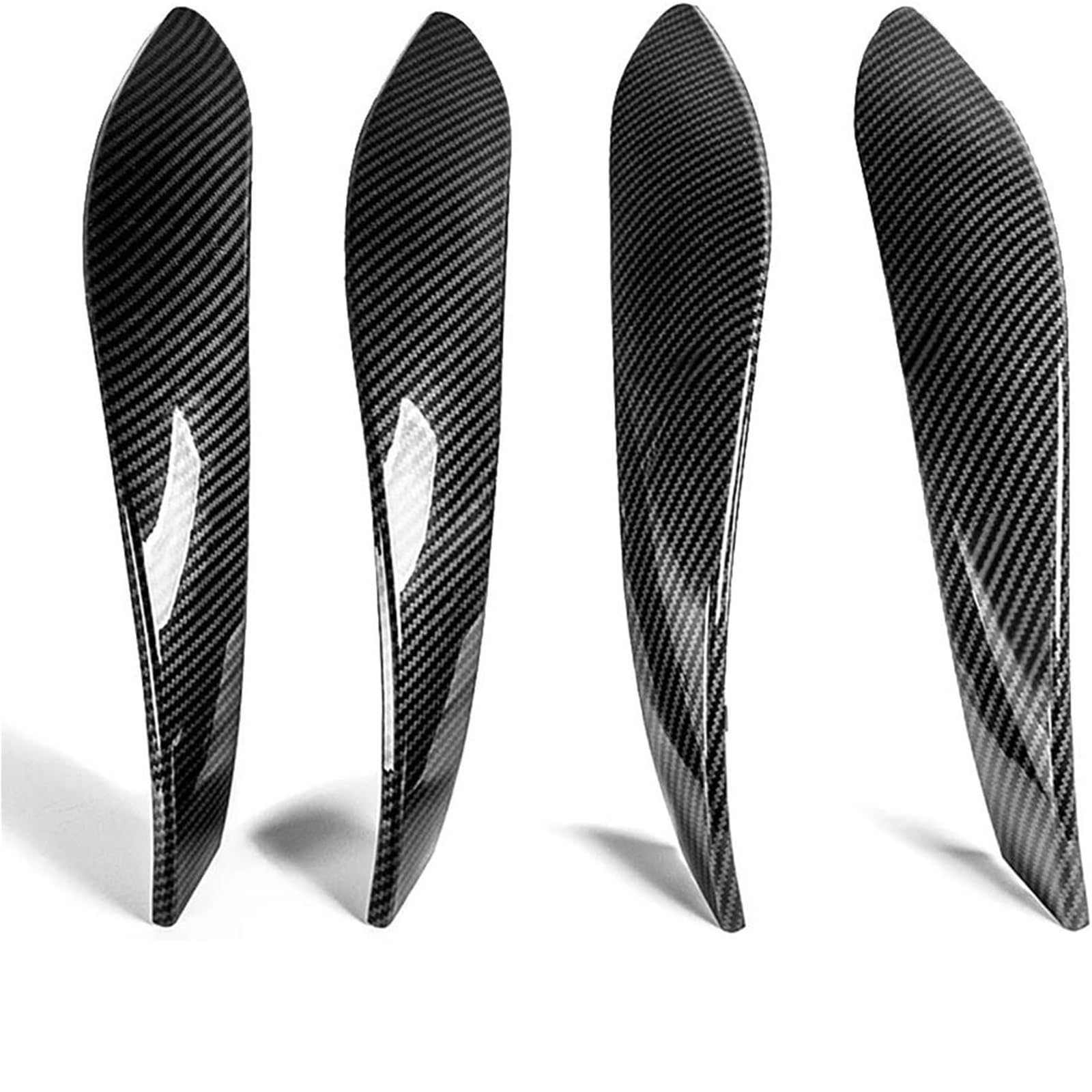 Zynther Carbon Fiber Look Inside Door Latch Handle Car Interior Trim Inner Door Handle Panel Pull Trim Cover For Bmw 3 Series(Carbon Fiber Look)