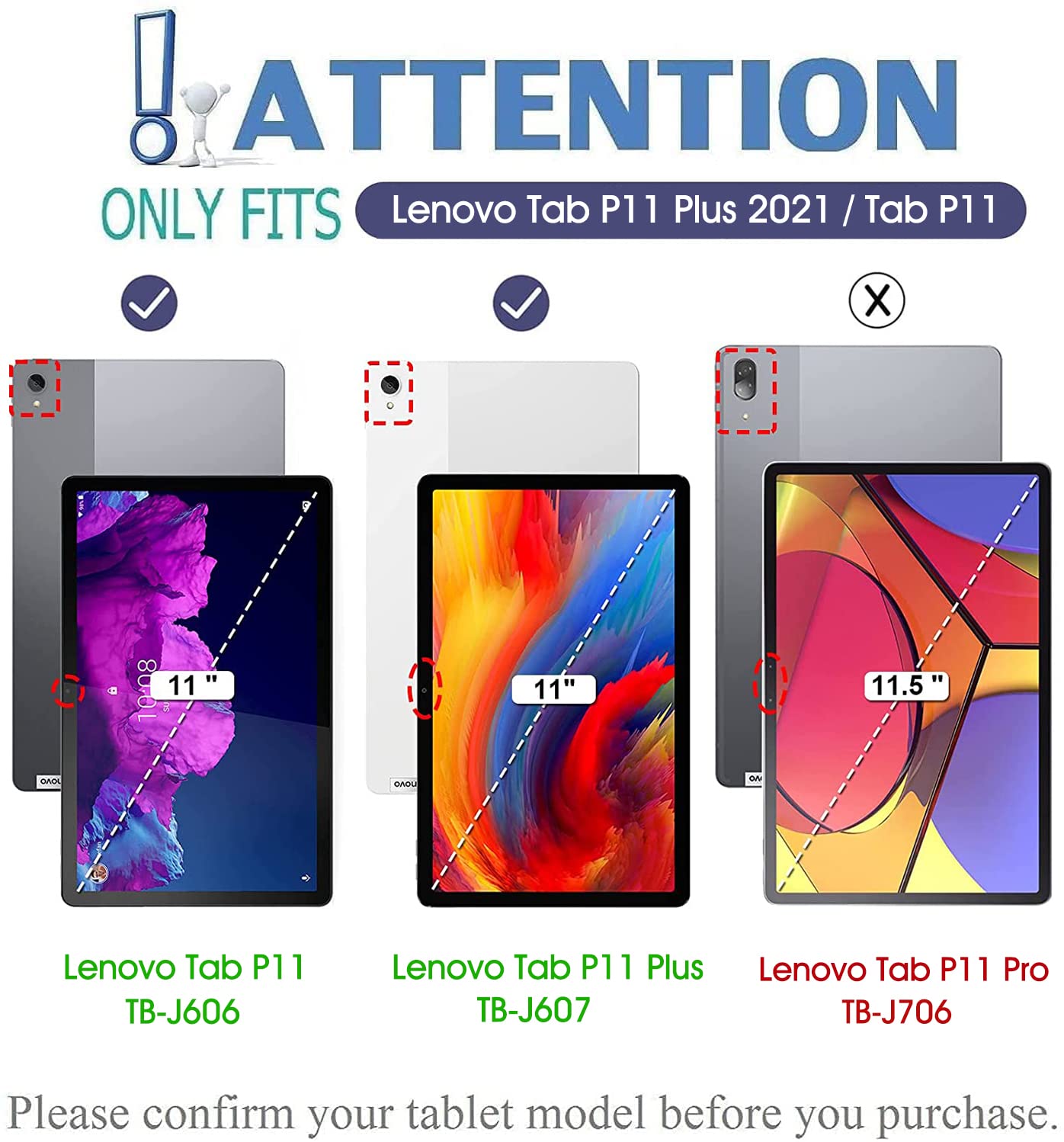 CHSTLS Funda Teclado Con Touchpad Para Lenovo Tab P11 Pro 11.5