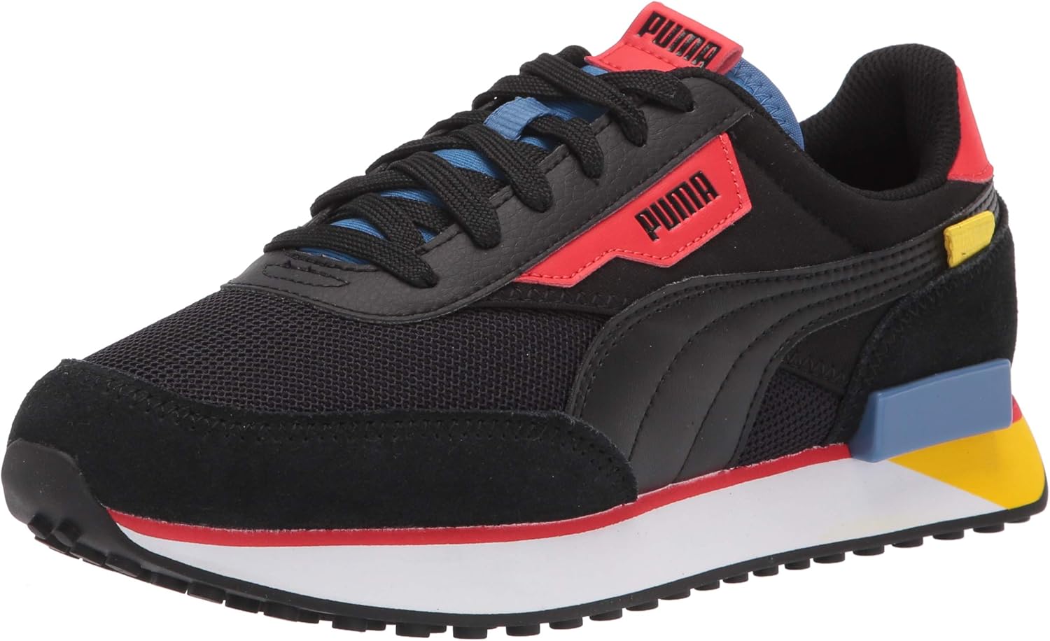 PUMA Mens Future Rider Sneaker Black-Star Sapphire, Malaysia | Ubuy
