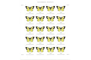 USPS California Dogface Butterfly Postage Stamps Sheet
