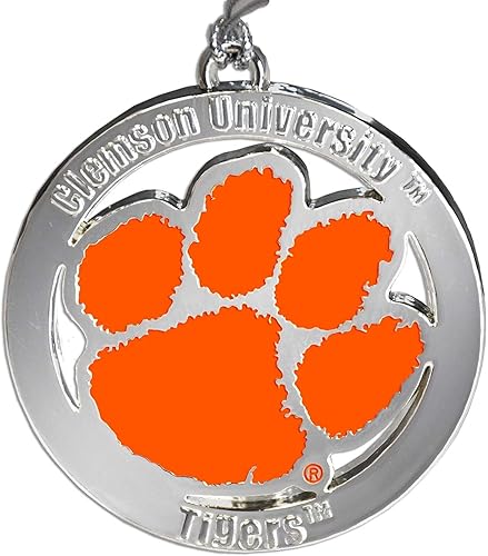 Miniatura 17 de Fan Frenzy Gifts NCAA Boise State Broncos Adorno Plateado de 2 Pulgadas