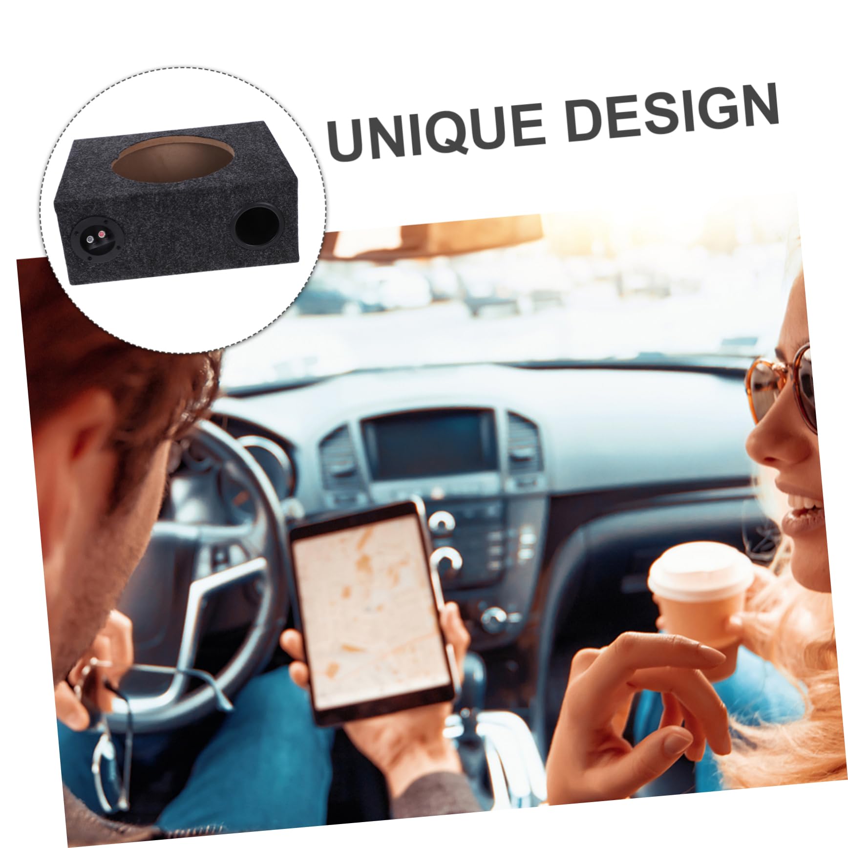 iplusmile Subwoofer Per Auto Box Sottile Per Veicoli Cassa Compatta Per Subwoofer Auto