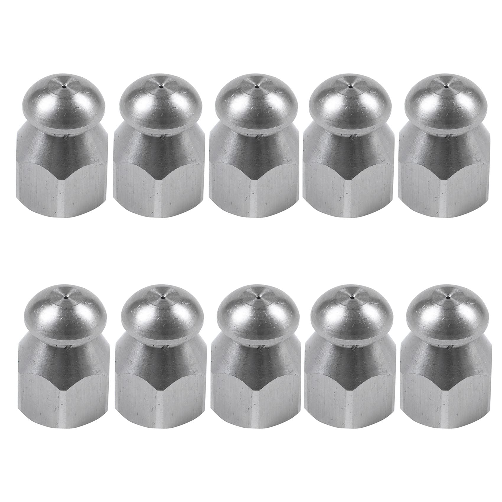Pulvérisateur de tuyau d'égout 1/4" avec 10 buses rotatives de nettoyage