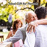 Vista 9 de Mini radio estéreo portátil - AM/FM, funciona con batería, antena telescópica, altavoz grande, conector para auriculares