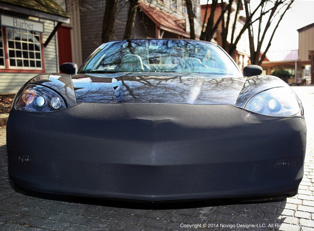 C6 Corvette Base Coupe Convertible NoviStretch Front Bra High Tech Stretch Mask Fits: C6 2005 Through 2013 Corvette Base Coupe or Convertible (Will not fit The GS ZO6 or ZR1 C6 Corvette)