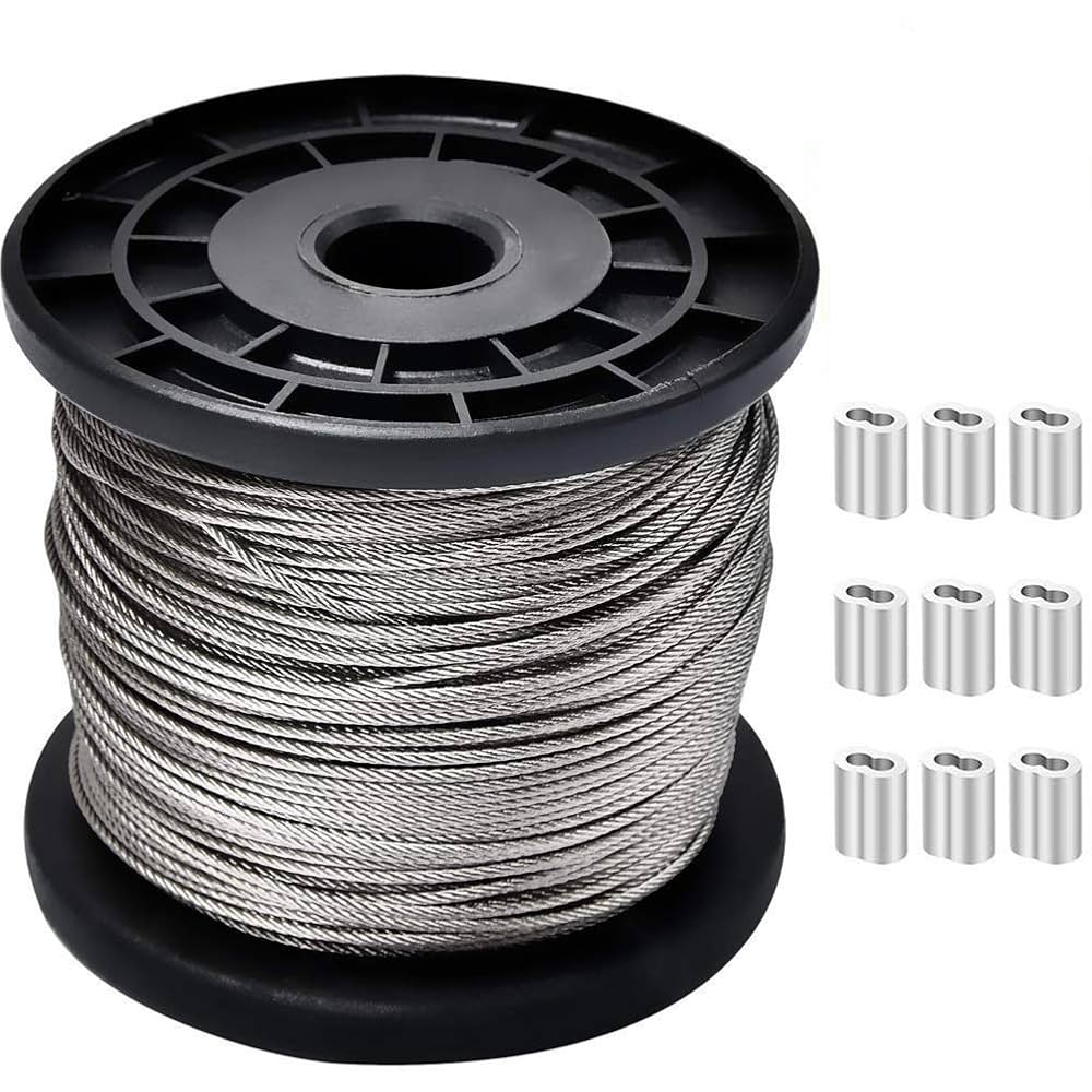 Amazon.co.jp: ワイヤー ロープ 直径2.0mm 長さ30M 7×7 30個入り